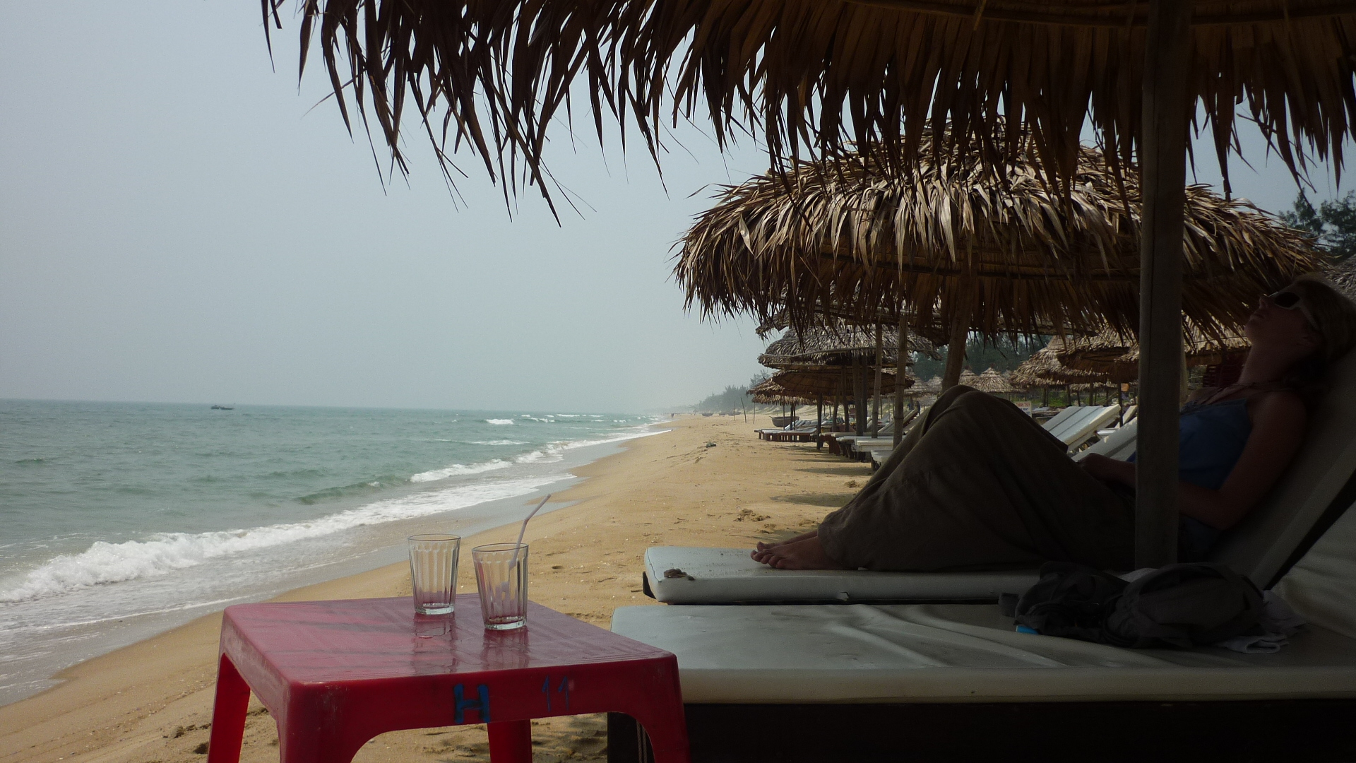 deserted Ang Bang beach Hoi An